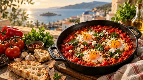 Shakshuka in tomato sauce
